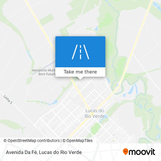 Avenida Da Fé map