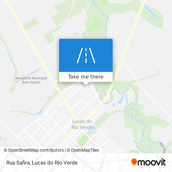 Rua Safira map