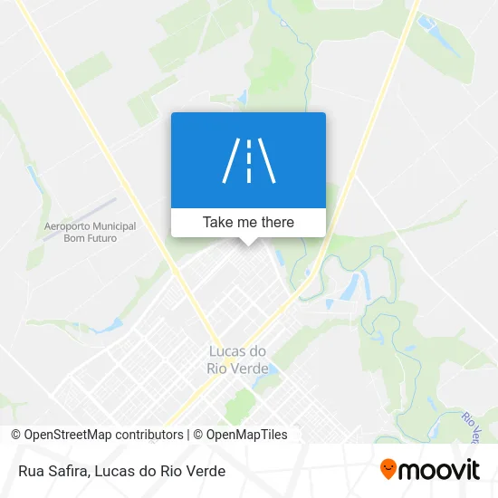 Rua Safira map