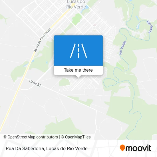 Rua Da Sabedoria map