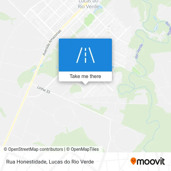 Rua Honestidade map