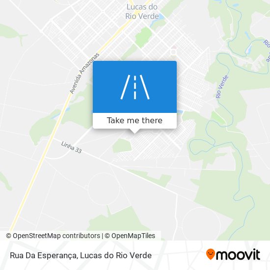 Mapa Rua Da Esperança