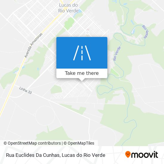 Mapa Rua Euclides Da Cunhas