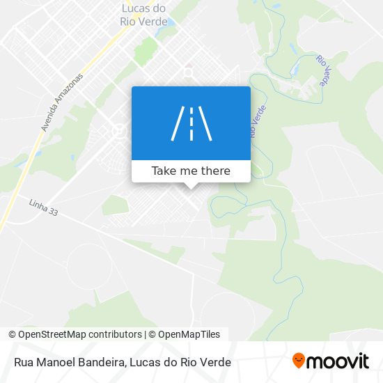 Rua Manoel Bandeira map
