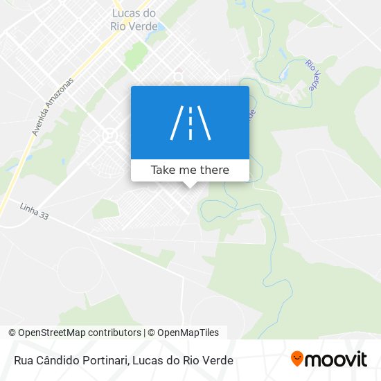 Rua Cândido Portinari map