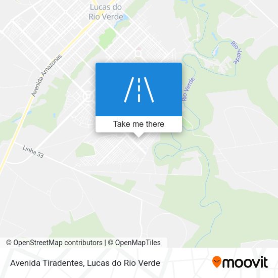 Avenida Tiradentes map