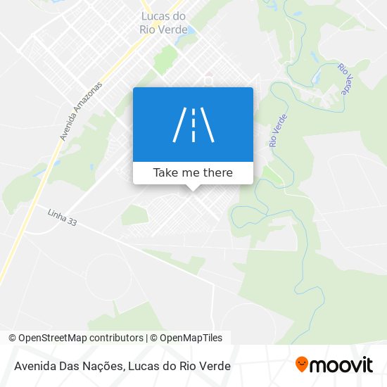 Mapa Avenida Das Nações