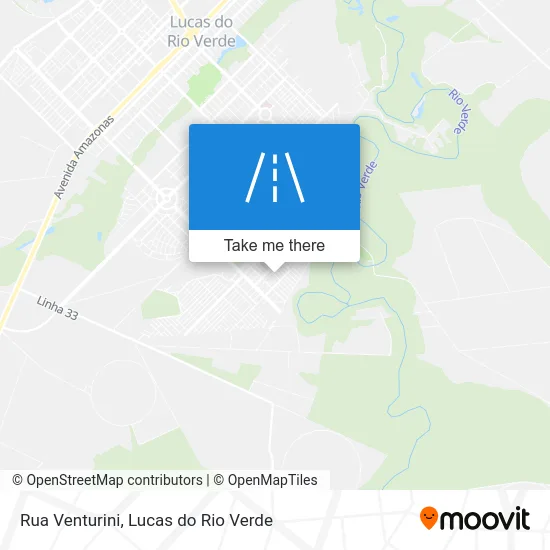 Rua Venturini map