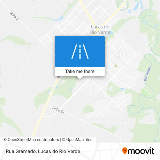 Rua Gramado map