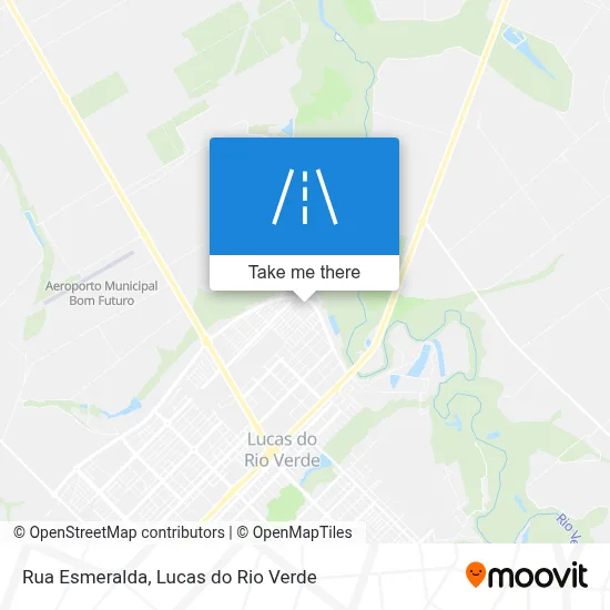Rua Esmeralda map
