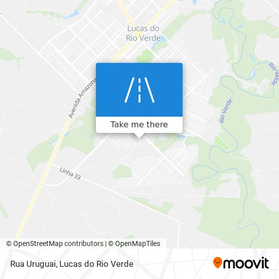 Mapa Rua Uruguai