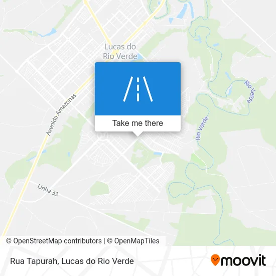 Rua Tapurah map