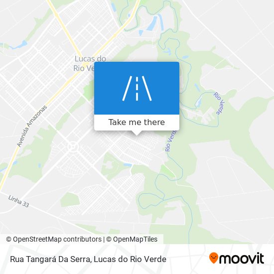 Rua Tangará Da Serra map