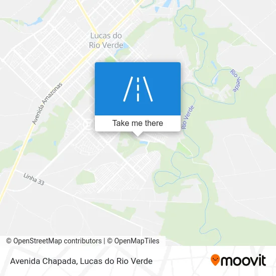 Avenida Chapada map