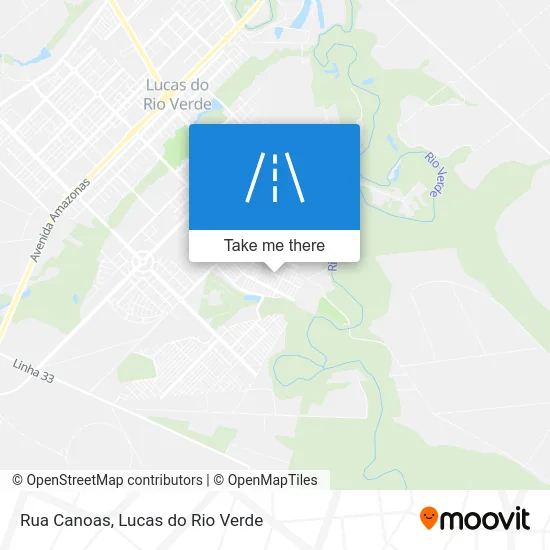 Rua Canoas map
