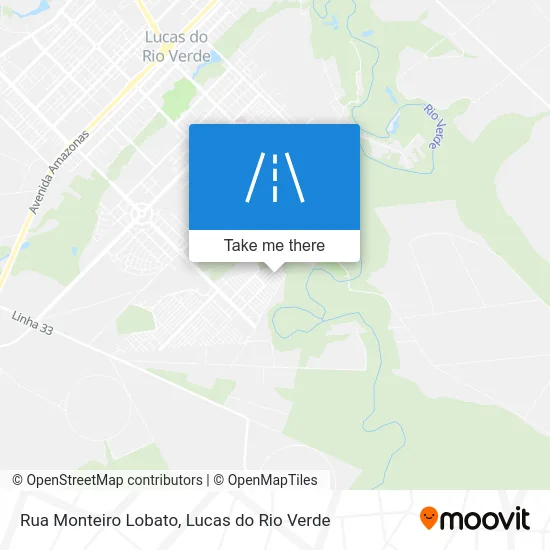 Rua Monteiro Lobato map