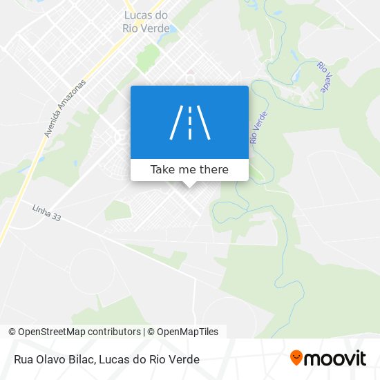 Mapa Rua Olavo Bilac