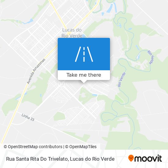 Rua Santa Rita Do Trivelato map
