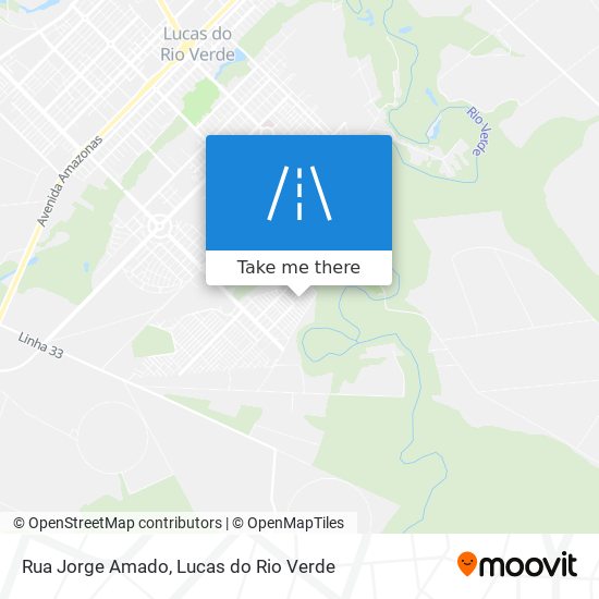 Mapa Rua Jorge Amado