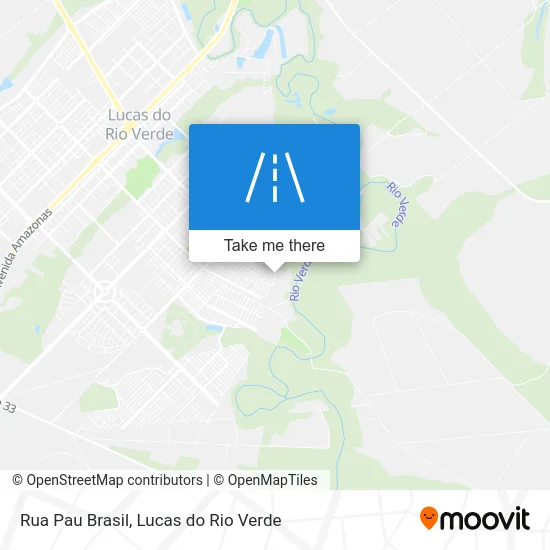 Rua Pau Brasil map