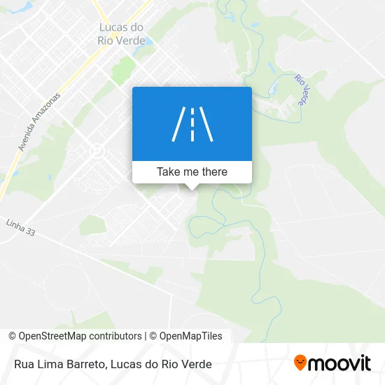Rua Lima Barreto map