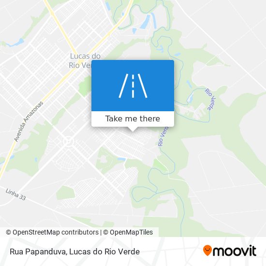 Rua Papanduva map