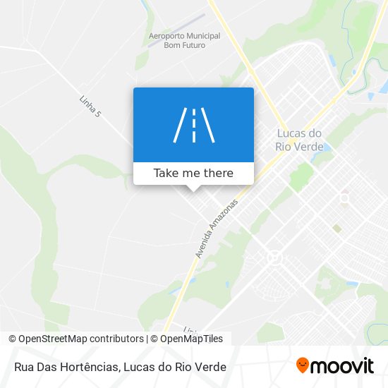 Rua Das Hortências map