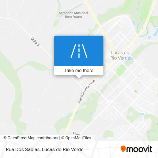 Rua Dos Sabías map