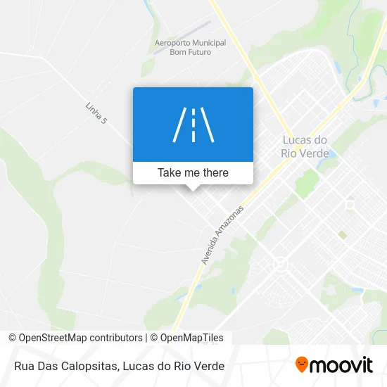 Rua Das Calopsitas map