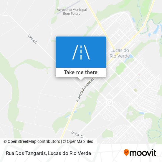 Mapa Rua Dos Tangarás