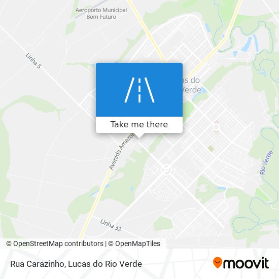 Rua Carazinho map