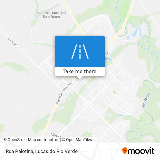 Rua Palotina map