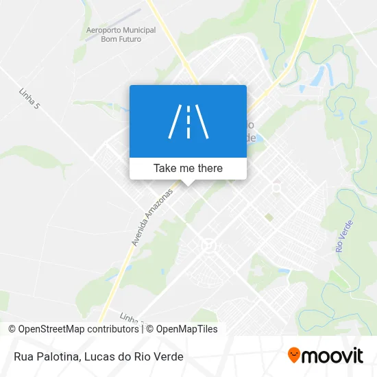 Rua Palotina map