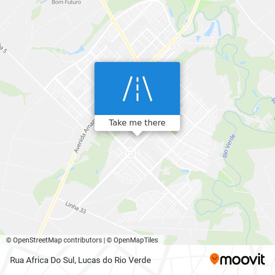 Rua Africa Do Sul map