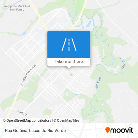 Mapa Rua Goiânia