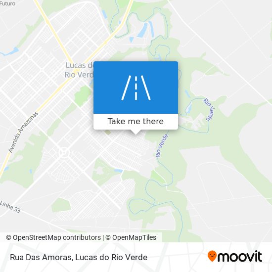 Rua Das Amoras map