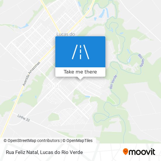 Mapa Rua Feliz Natal