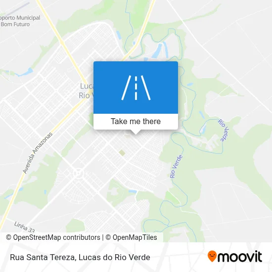 Rua Santa Tereza map