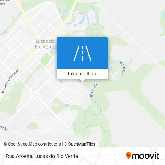 Rua Aroeira map