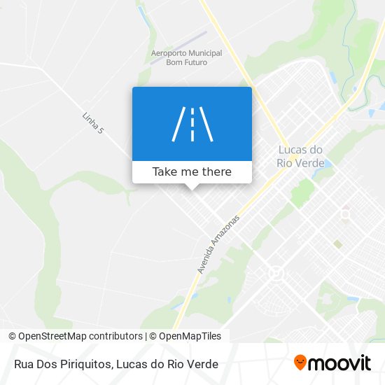 Mapa Rua Dos Piriquitos