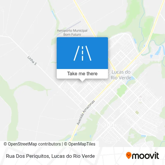 Rua Dos Periquitos map