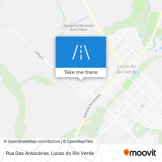 Rua Das Araucárias map