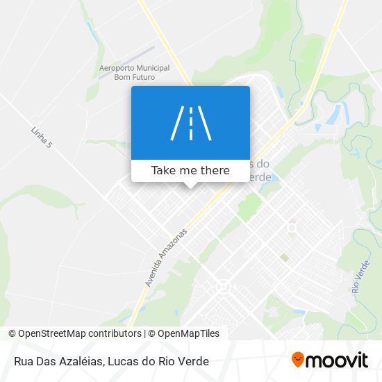 Rua Das Azaléias map