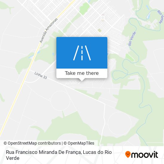 Rua Francisco Miranda De França map