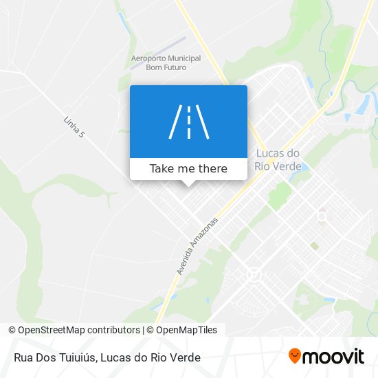 Rua Dos Tuiuiús map