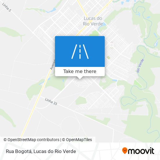 Rua Bogotá map