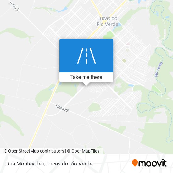 Mapa Rua Montevidéu