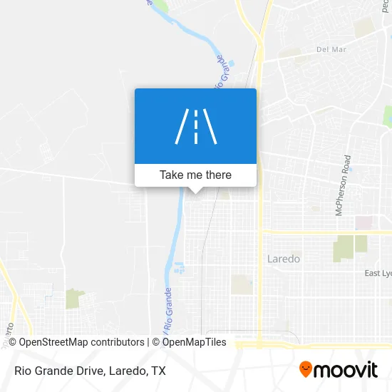 Rio Grande Drive map