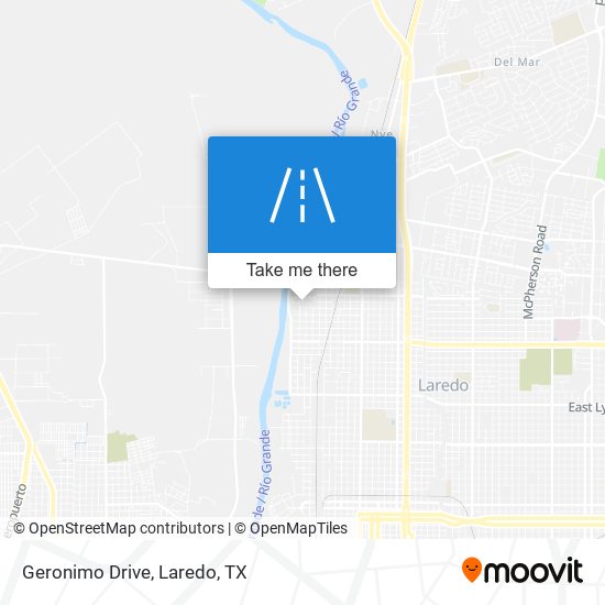 Geronimo Drive map