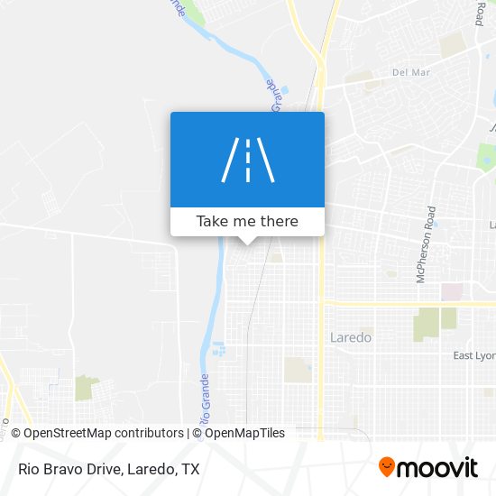Rio Bravo Drive map
